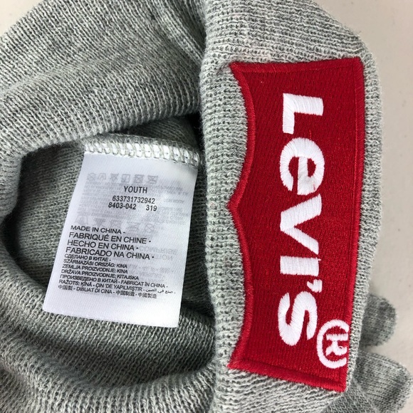Levi’s Two Piece Set Youth (Gloves & Bonnet) - Picture 4 of 5